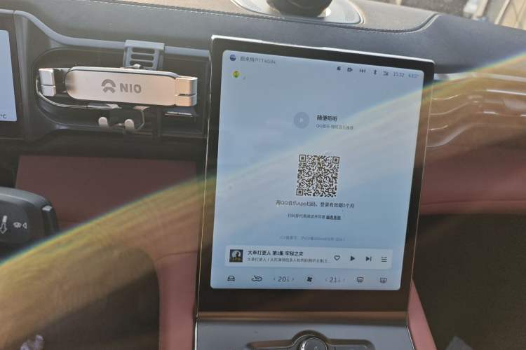 Used Nio EC6 2020 605 km Sport Edition Audio And AC Panel