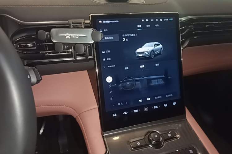 Used Nio EC6 2020 430 km Sport Version Audio And AC Panel