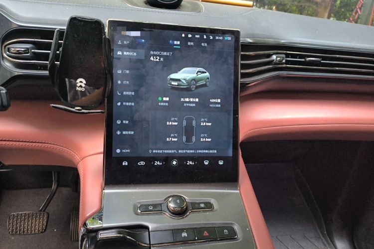 Used Nio EC6 2020 605 km Sport Edition Audio And AC Panel