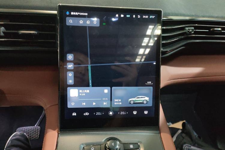 Used Nio EC6 2020 465 km Sport Edition Audio And AC Panel