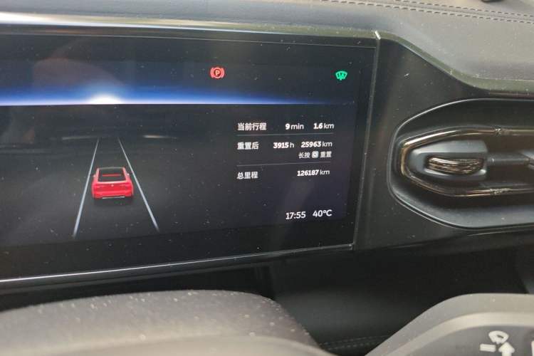 Used Nio EC6 2020 430 km Sport Version Odometer Close Up