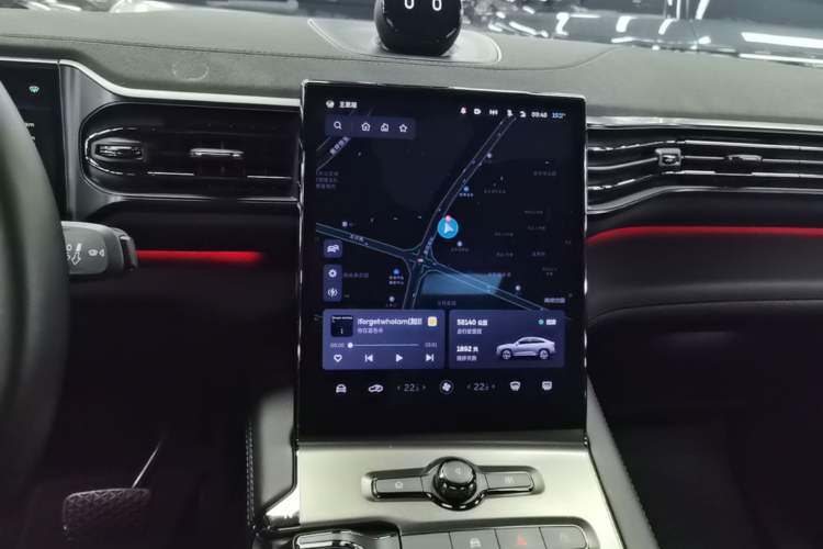 Used Nio EC6 2020 430 km Sport Version Audio And AC Panel