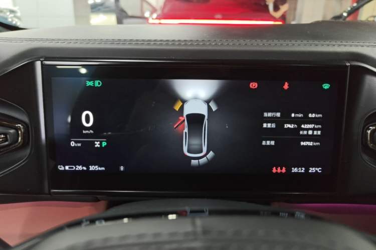 Used Nio EC6 2020 430 km Sport Version Instrument Cluster