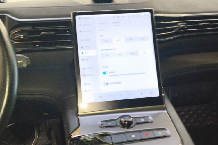 Used Nio EC6 2020 430 km Sport Version Audio And AC Panel