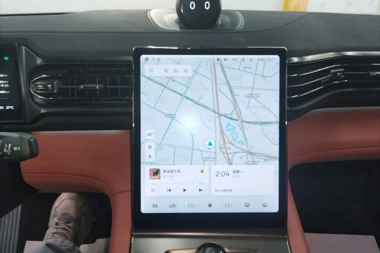 Used Nio EC6 2020 430 km Sport Version Audio And AC Panel