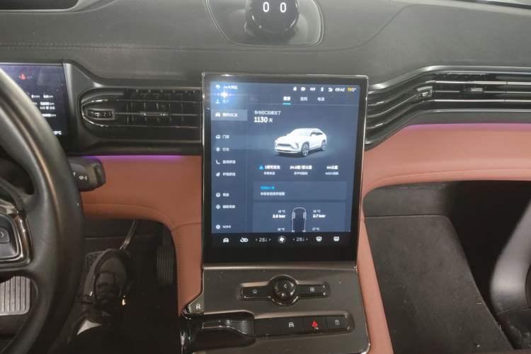 Used Nio EC6 2020 430 km Sport Version Audio And AC Panel