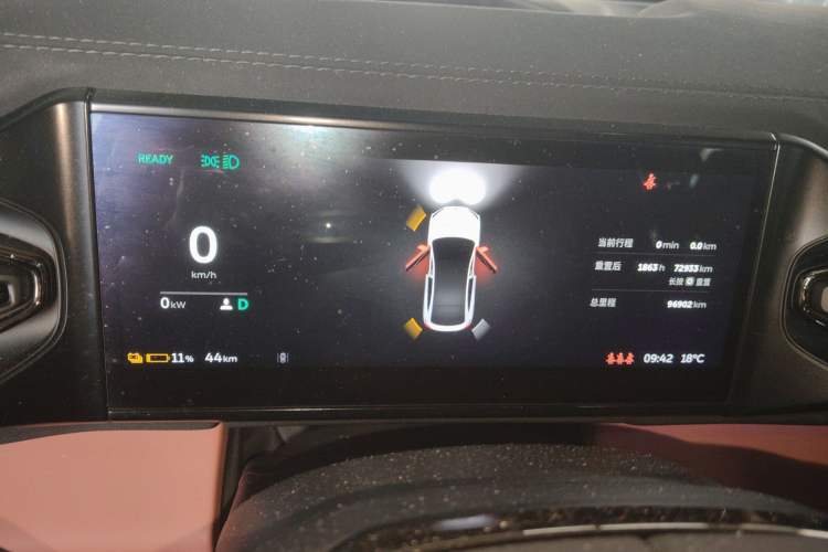 Used Nio EC6 2020 430 km Sport Version Instrument Cluster