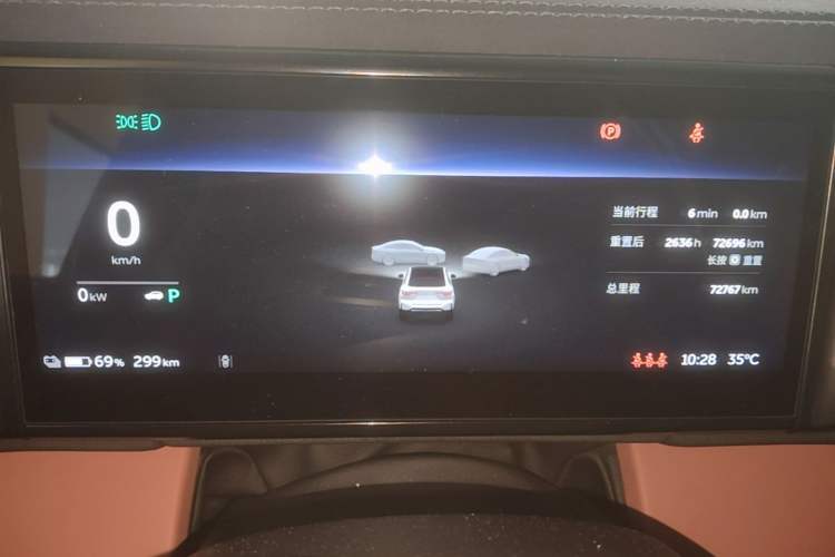Used Nio EC6 2020 430 km Sport Version Instrument Cluster