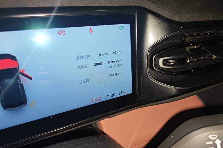 Used Nio EC6 2022 75 kWh Sport Edition Odometer Close Up