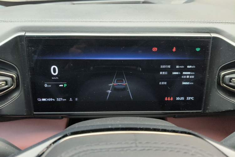 Used Nio EC6 2022 75 kWh Performance Version Instrument Cluster