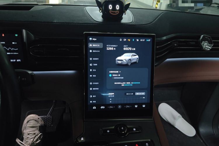 Used Nio EC6 2022 75 kWh Sport Edition Audio And AC Panel
