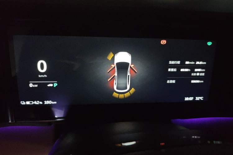 Used Nio EC6 2022 75 kWh Performance Version Instrument Cluster
