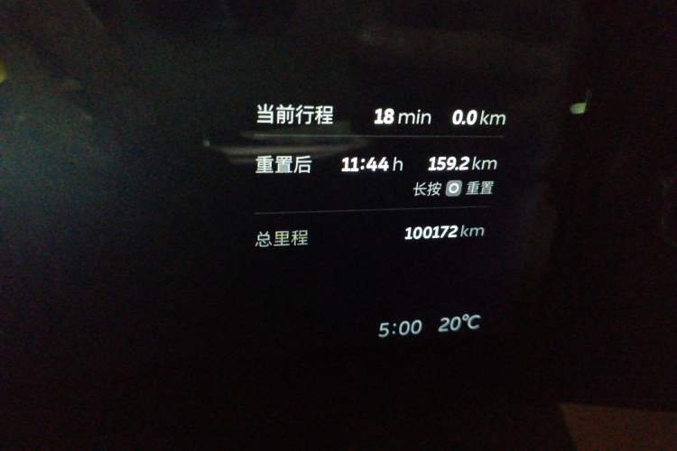 Used Nio EC6 2022 75 kWh Performance Version Odometer Close Up