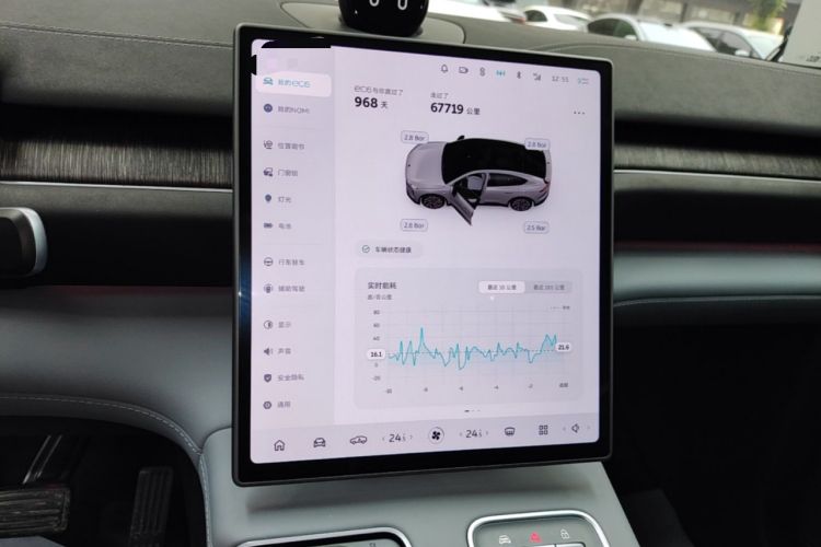 Used Nio EC6 2023 75 kWh Audio And AC Panel
