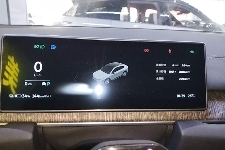 Used Nio EC6 2023 75 kWh Instrument Cluster