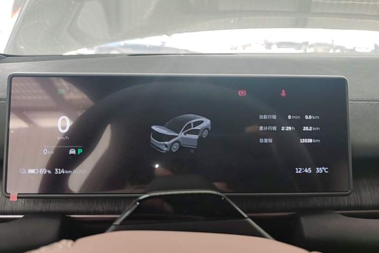Used Nio EC6 2023 75 kWh Instrument Cluster