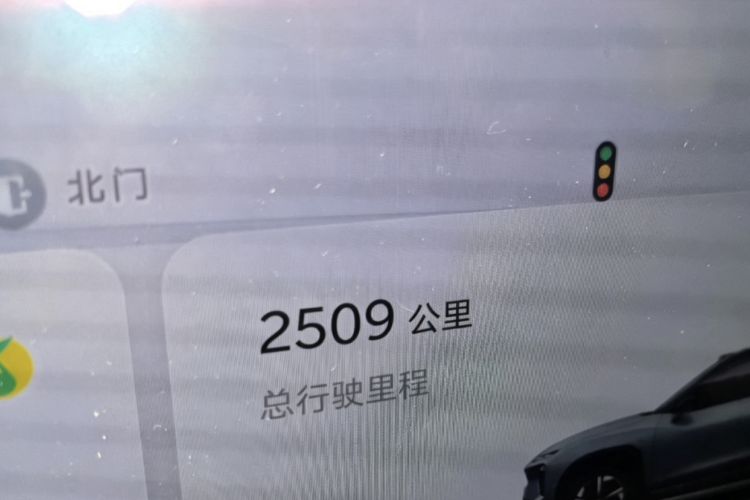 Used Nio EC6 2023 75 kWh Odometer Close Up