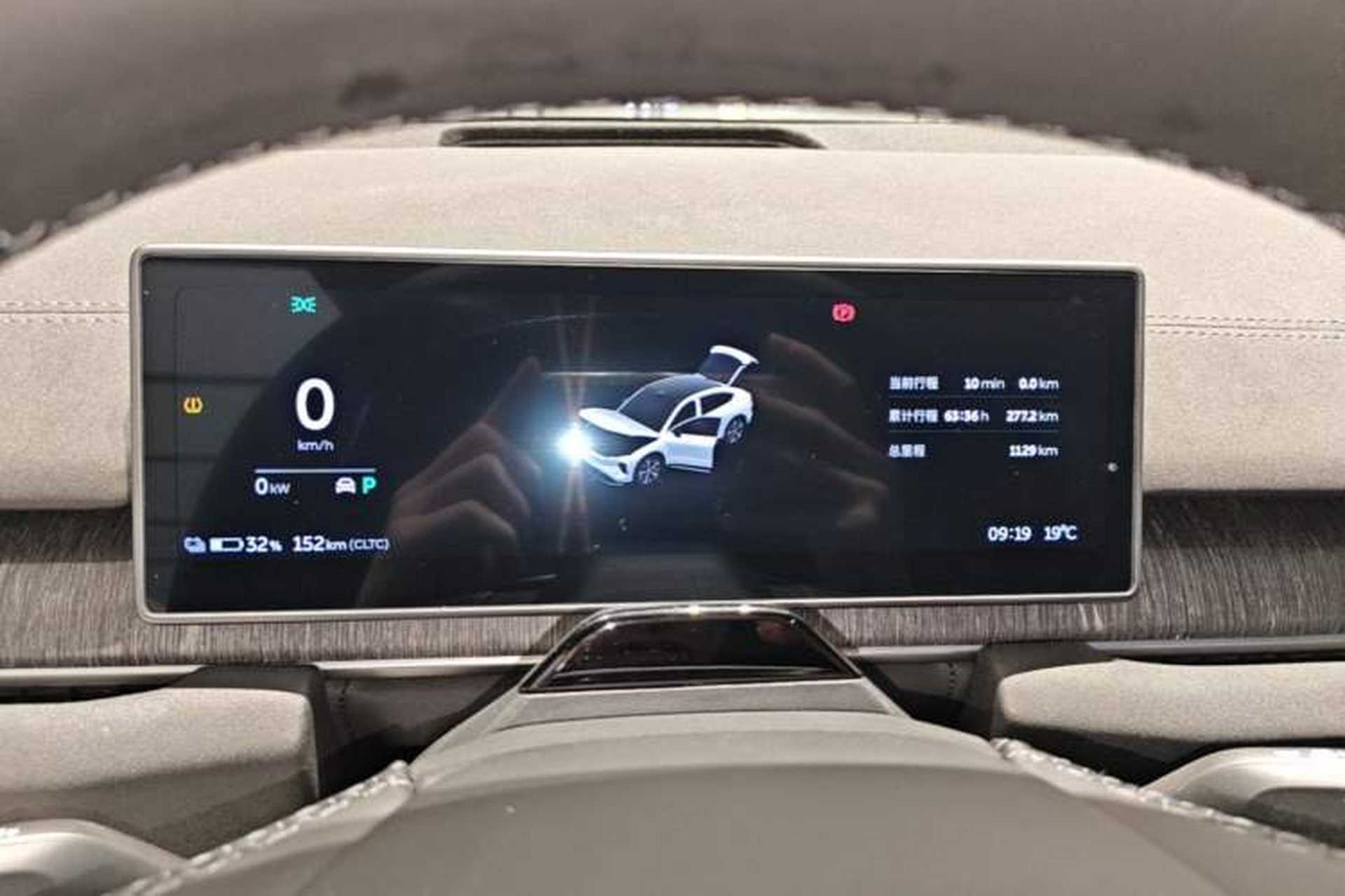 Used Nio EC6 2023 75 kWh Instrument Cluster