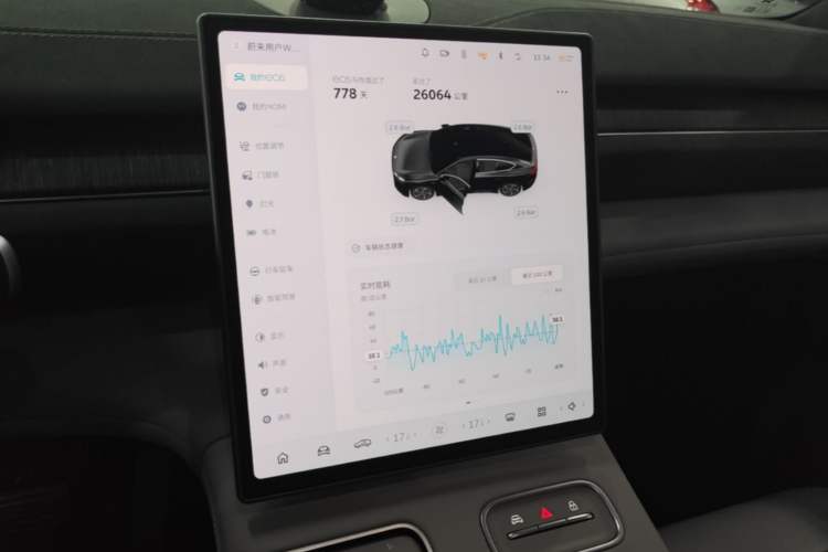 Used Nio EC6 2024 75 kWh Audio And AC Panel