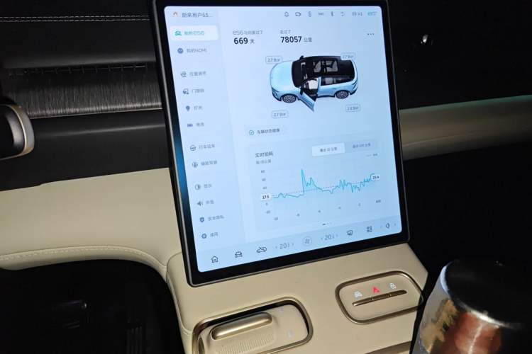 Used Nio EC6 2024 75 kWh Audio And AC Panel