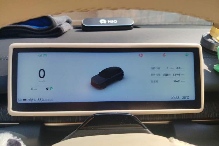 Used Nio EC6 2024 75 kWh Instrument Cluster