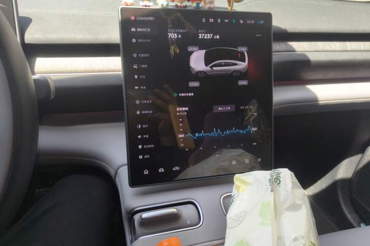Used Nio EC6 2024 75 kWh Audio And AC Panel