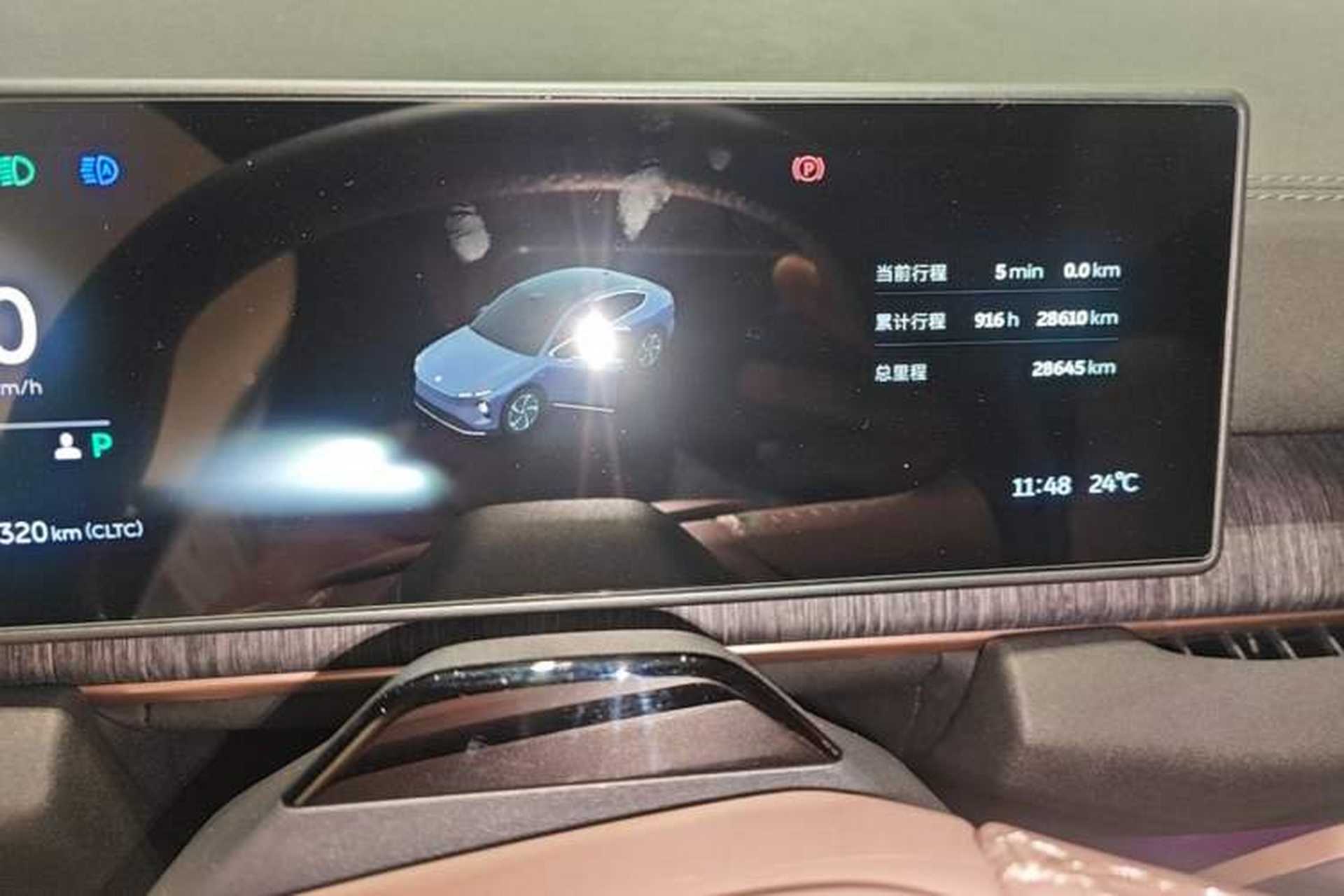 Used Nio EC6 2024 75 kWh Instrument Cluster