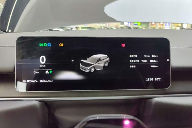Used Nio EC6 2025 75 kWh Instrument Cluster