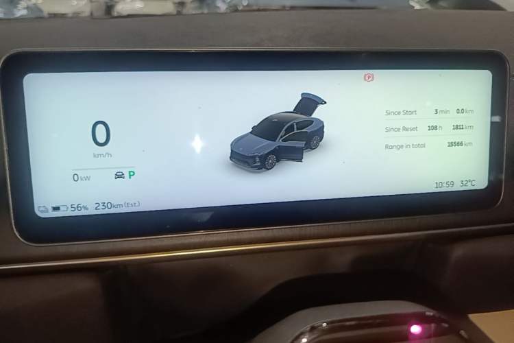 Used Nio EC6 2025 75 kWh Instrument Cluster