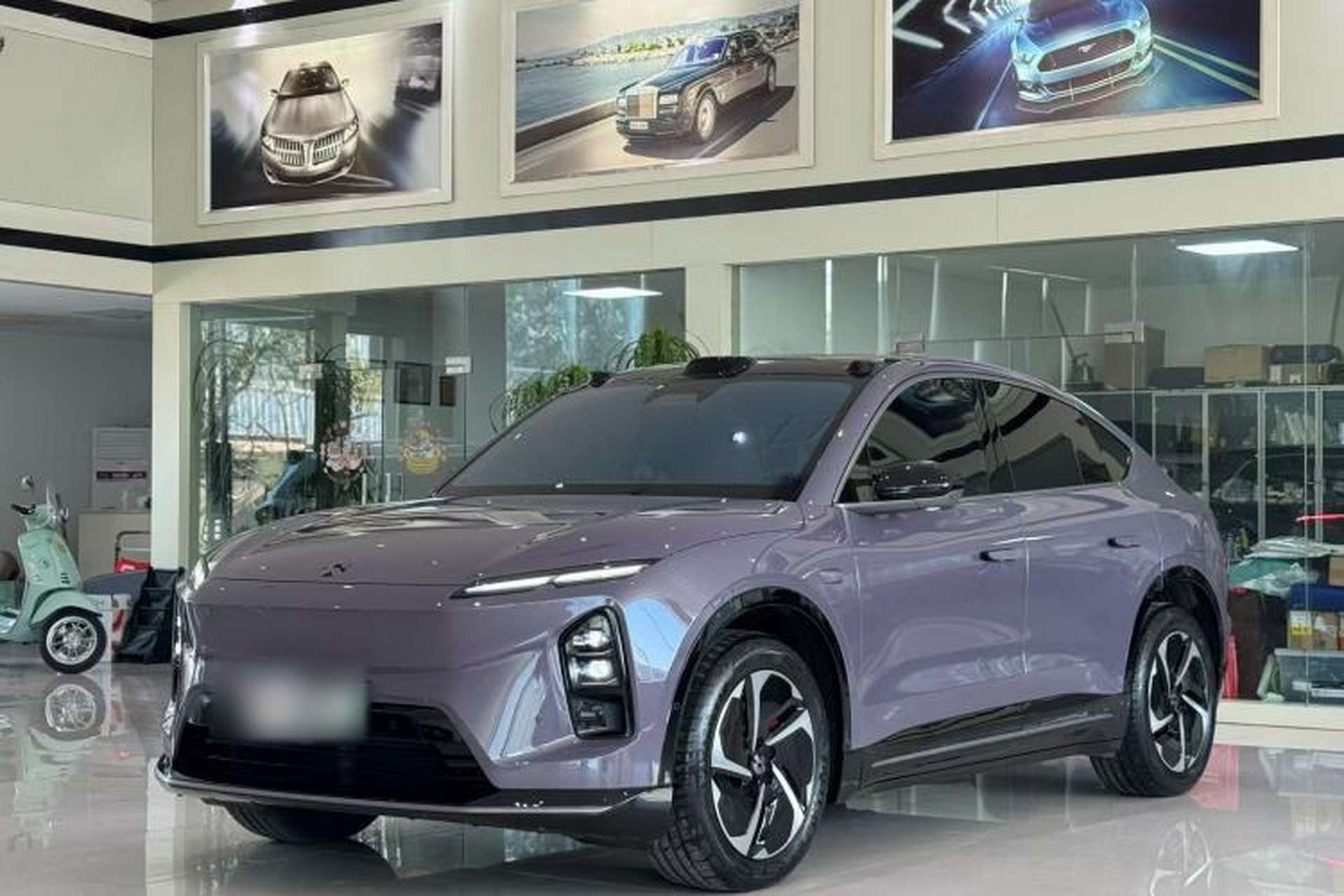 Used Nio EC6 2025 75 kWh Front Left 45 Deg