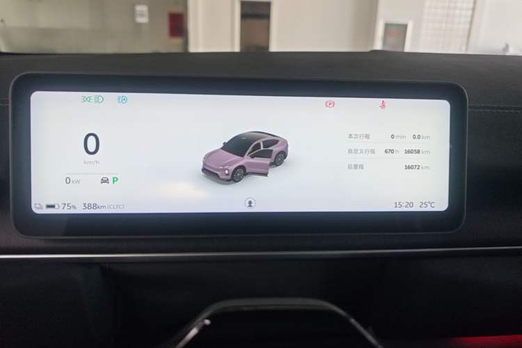 Used Nio EC6 2025 75 kWh Instrument Cluster