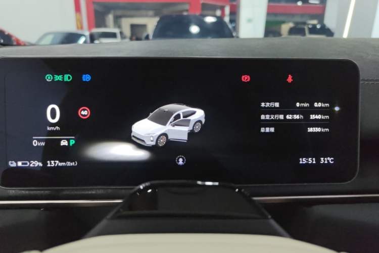 Used Nio EC6 2025 75 kWh Instrument Cluster