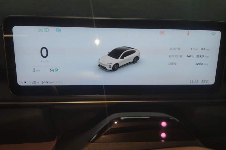 Used Nio EC6 2025 75 kWh Instrument Cluster