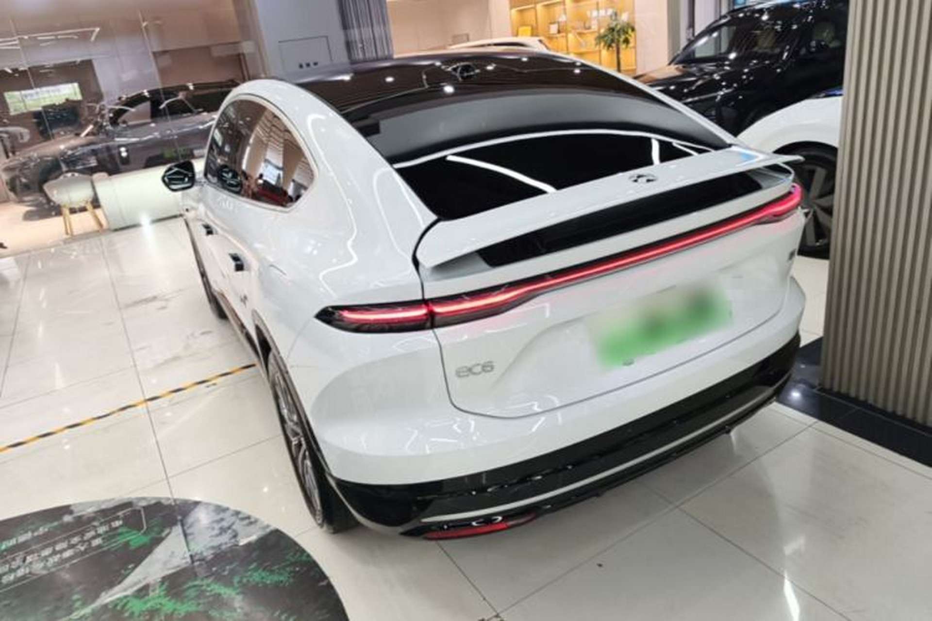 Used Nio EC6 2025 75 kWh Rear Left 45 Deg