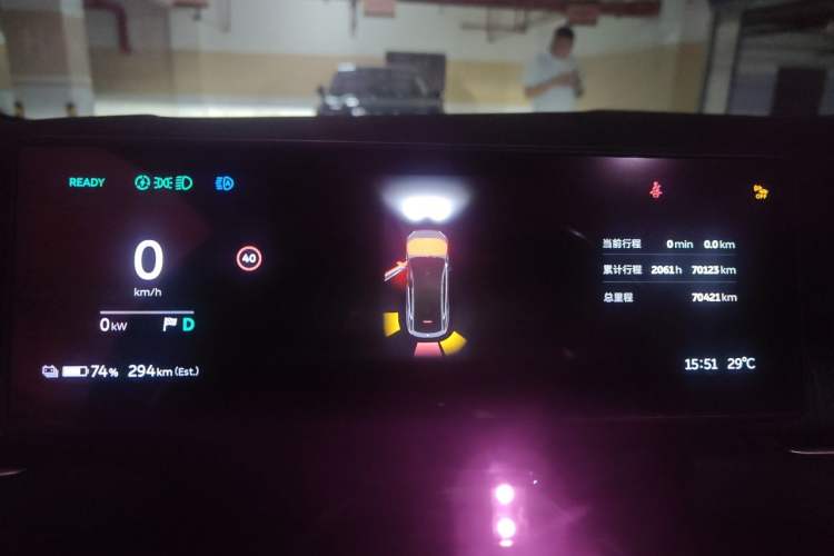 Used Nio EC7 2024 75 kWh Instrument Cluster