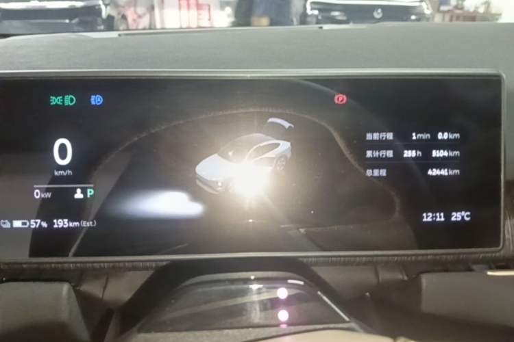 Used Nio EC7 2024 75 kWh Instrument Cluster