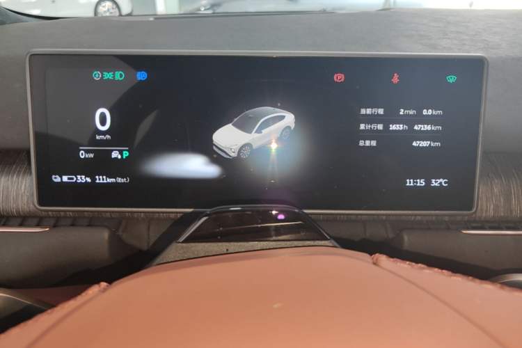 Used Nio EC7 2024 75 kWh Instrument Cluster