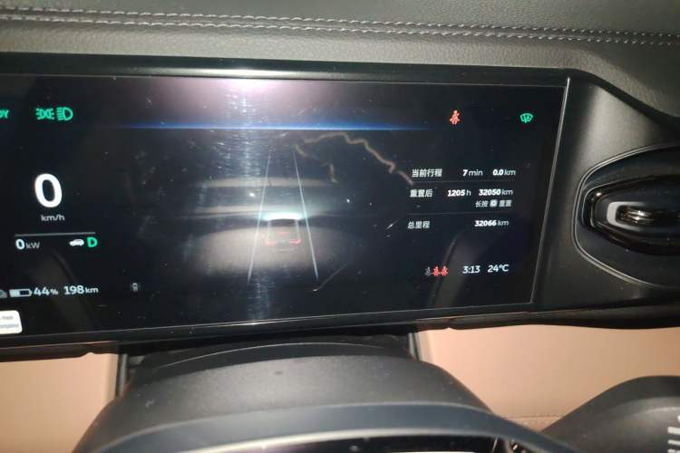 Used Nio ES6 2019 420 km Sport Version Odometer Close Up