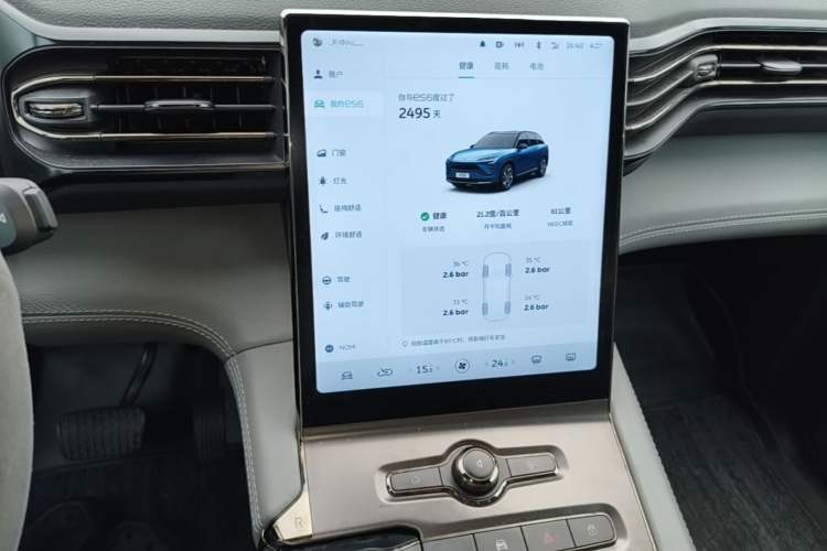 Used Nio ES6 2019 430 km Performance Version Audio And AC Panel