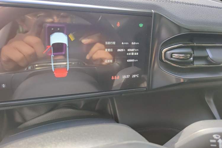 Used Nio ES6 2019 420 km Sport Version Odometer Close Up