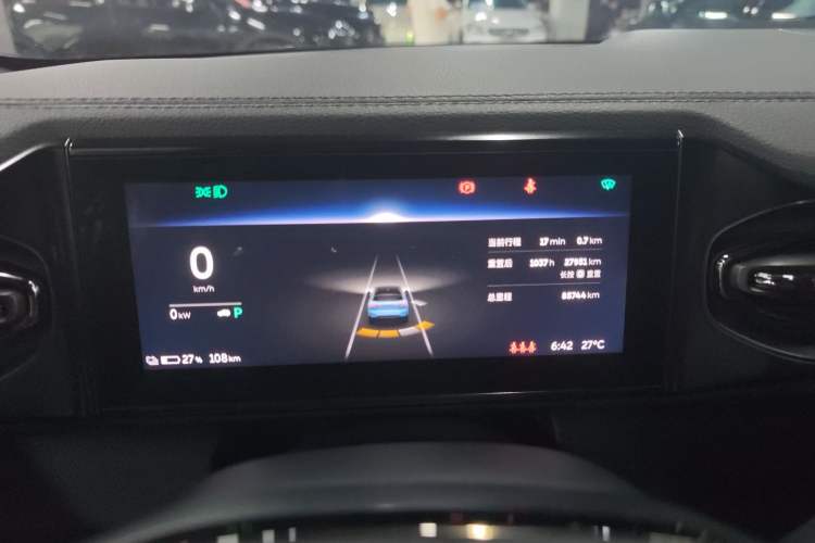 Used Nio ES6 2019 420 km Sport Version Odometer Close Up