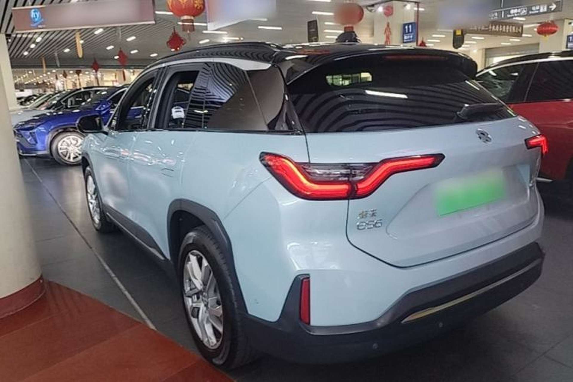 Used Nio ES6 2019 430 km Performance Version Rear Left 45 Deg