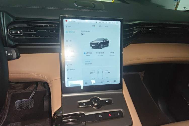 Used Nio ES6 2019 430 km Performance Version Odometer Close Up