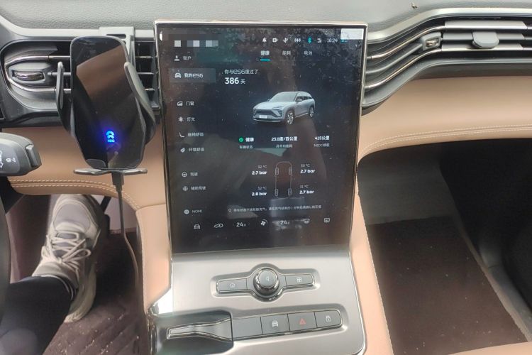 Used Nio ES6 2019 430 km Performance Version Audio And AC Panel