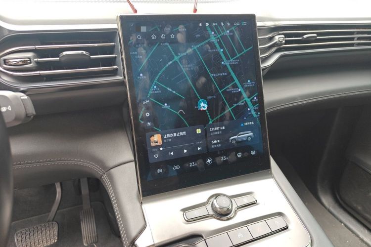 Used Nio ES6 2019 430 km Performance Version Audio And AC Panel
