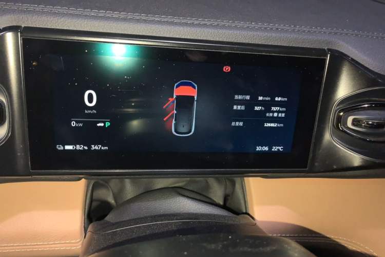 Used Nio ES6 2019 420 km Sport Version Odometer Close Up