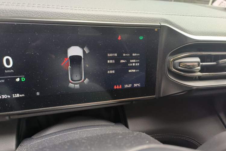 Used Nio ES6 2019 420 km Sport Version Odometer Close Up