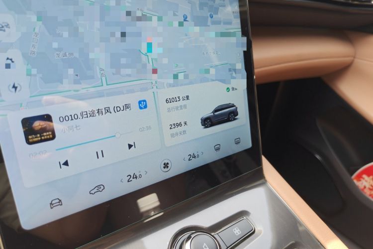 Used Nio ES6 2019 420 km Sport Version Odometer Close Up