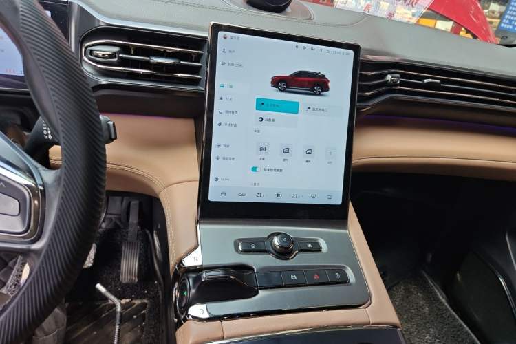 Used Nio ES6 2019 430 km Performance Version Audio And AC Panel