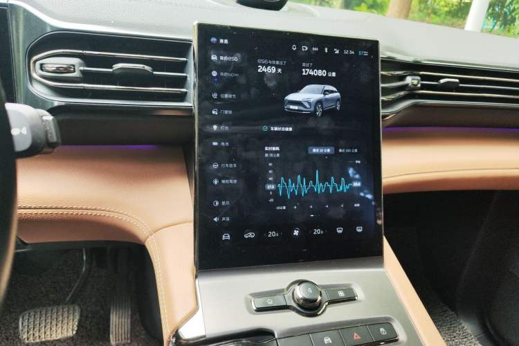 Used Nio ES6 2019 430 km Performance Version Audio And AC Panel